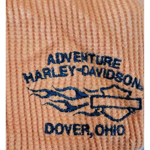 Harley Davidson Womens 1X Orange Short Sleeve Full Zip Beach Pool Swimming Cover - Picture 4 of 12